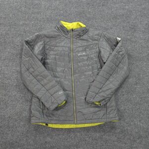 Eddie Bauer Jacket Mens Medium Gray First Ascent Reversible Pertex Quantum Hike
